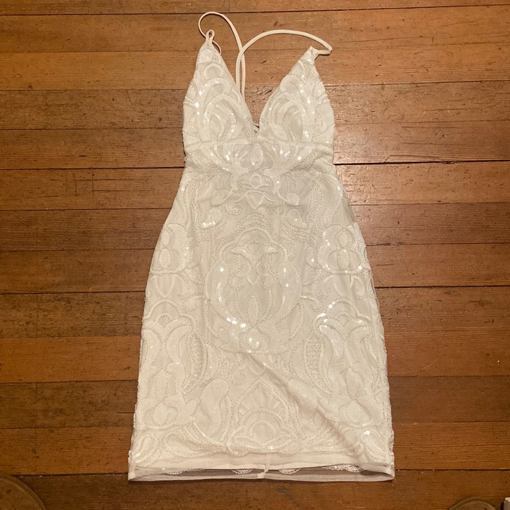 White Lulu’s Cocktail Dress